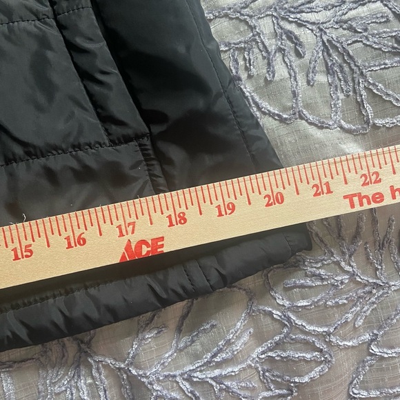 CB Black Moto Jacket Knit Back  Asymmetrical Zip with Pockets Womens Sz M - Picture 4 of 8